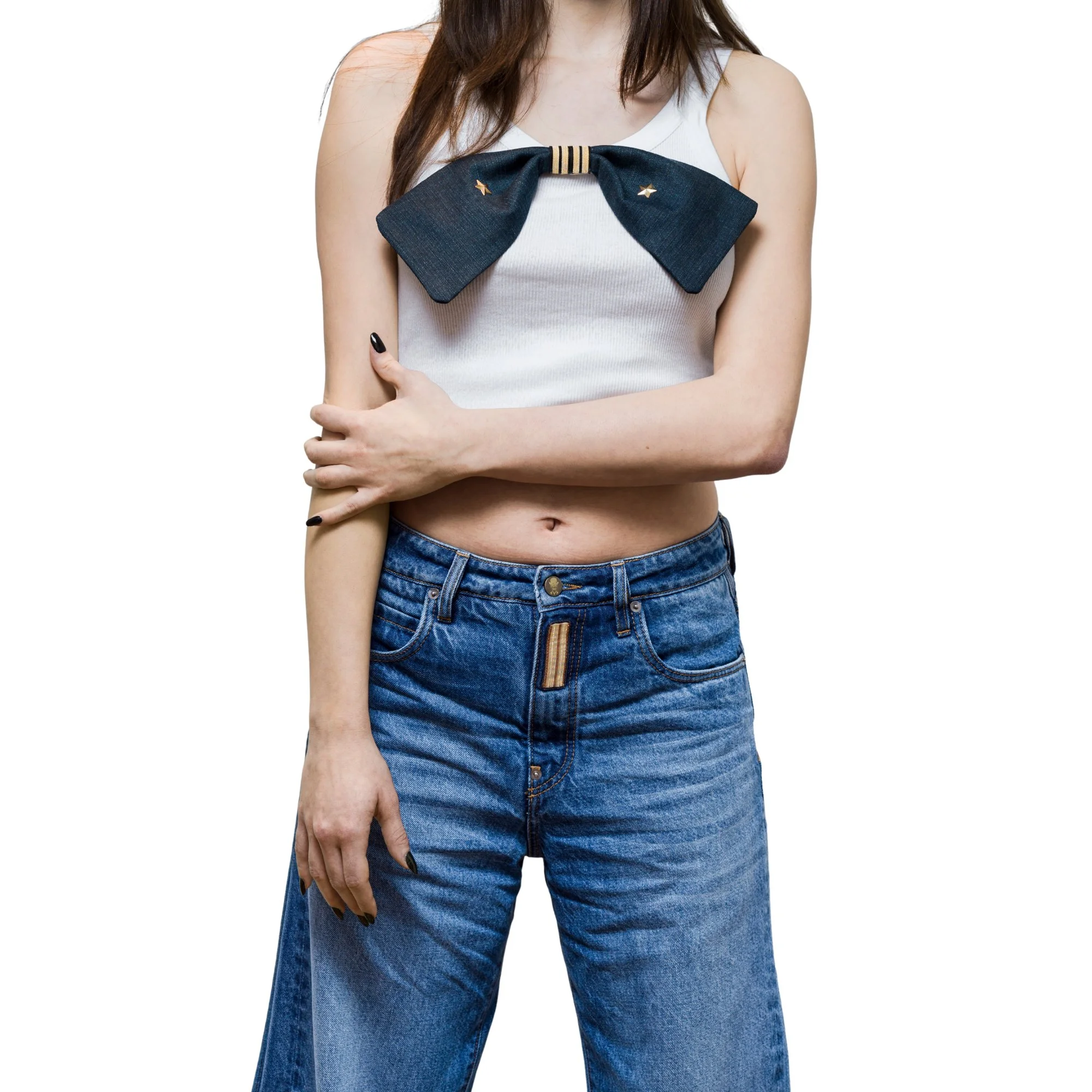 Regimental Milano jeans comfort largo, vista laterale