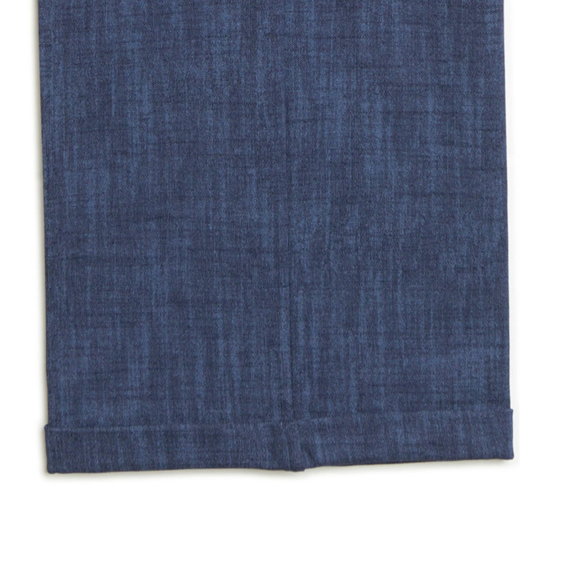 Regimental Milano P-La Large Effetto Jeans – dettaglio fondo gamba con risvolto e effetto jeans